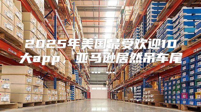 2025年美国最受欢迎10大app，亚马逊居然吊车尾……