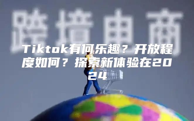 Tiktok有何乐趣？开放程度如何？探索新体验在2025