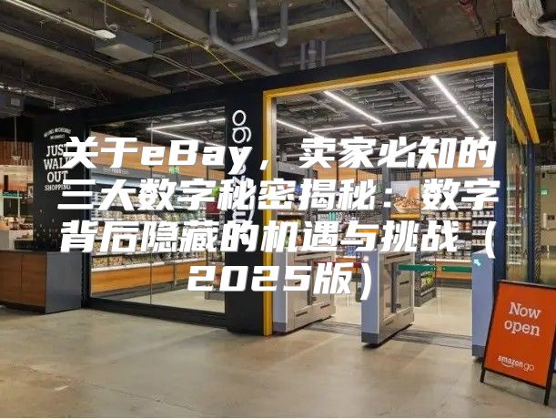 关于eBay，卖家必知的三大数字秘密揭秘：数字背后隐藏的机遇与挑战2025版