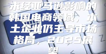 未经亚马逊影响的韩国电商领域，本土企业仍主导市场格局，2025展望