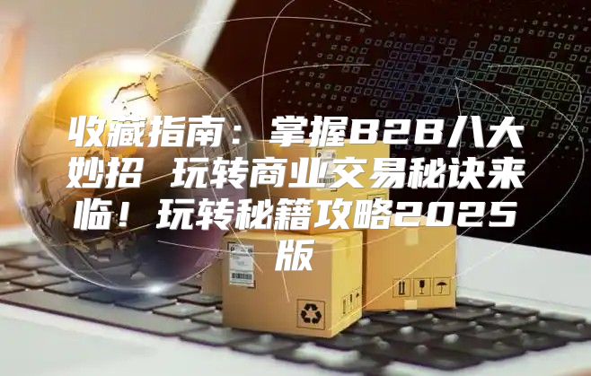 收藏指南：掌握B2B八大妙招 玩转商业交易秘诀来临！玩转秘籍攻略2025版