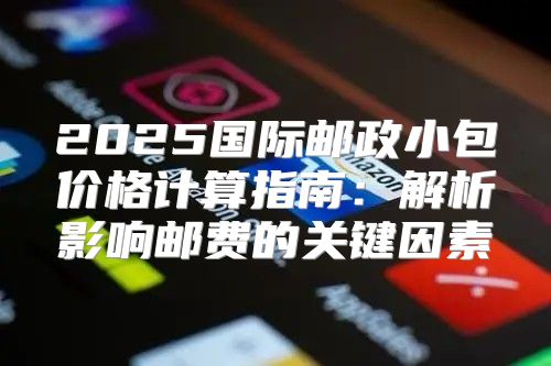 2025国际邮政小包价格计算指南：解析影响邮费的关键因素