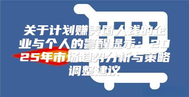 关于计划赚美国人钱的企业与个人的警醒提示：2025年市场趋势分析与策略调整建议