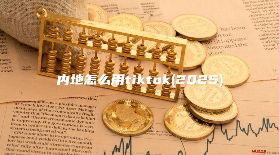 内地怎么用tiktok(2025)