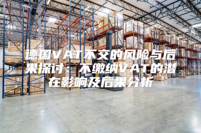 德国VAT不交的风险与后果探讨：不缴纳VAT的潜在影响及后果分析