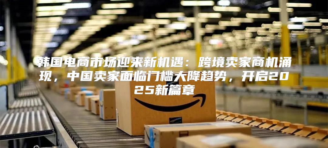 韩国电商市场迎来新机遇：跨境卖家商机涌现，中国卖家面临门槛大降趋势，开启2025新篇章