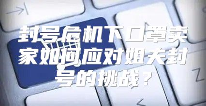 封号危机下口罩卖家如何应对姐夫封号的挑战？