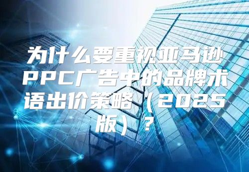为什么要重视亚马逊PPC广告中的品牌术语出价策略2025版？