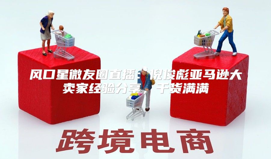 风口星微友圈直播：倪俊彪亚马逊大卖家经验分享，干货满满