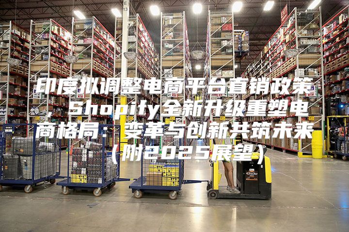 印度拟调整电商平台直销政策，Shopify全新升级重塑电商格局：变革与创新共筑未来附2025展望