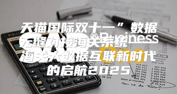 天猫国际双十一”数据无缝对接海关系统——海关大数据互联新时代的启航2025