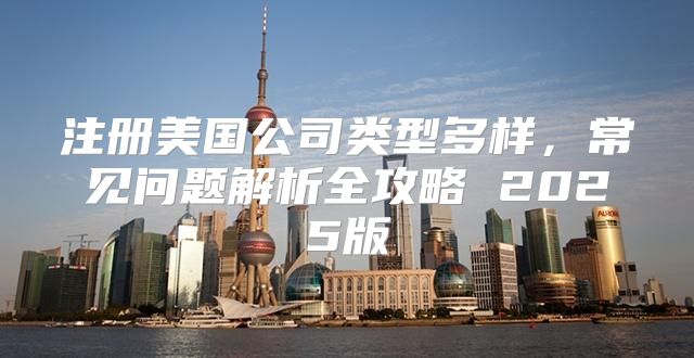 注册美国公司类型多样，常见问题解析全攻略 2025版