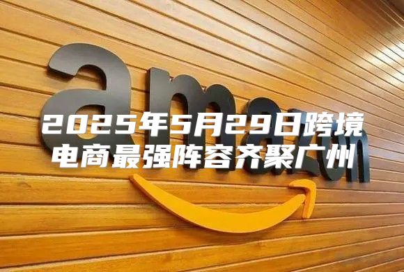 2025年5月29日跨境电商最强阵容齐聚广州