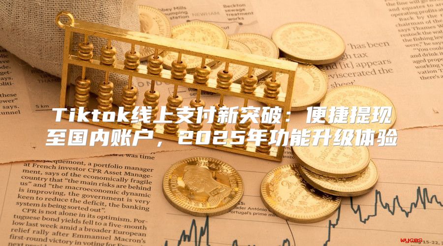 Tiktok线上支付新突破：便捷提现至国内账户，2025年功能升级体验