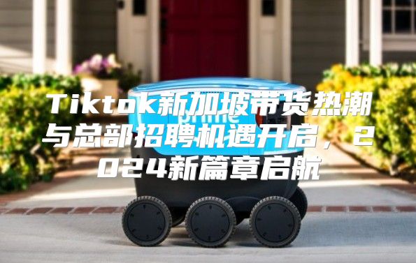 Tiktok新加坡带货热潮与总部招聘机遇开启，2025新篇章启航