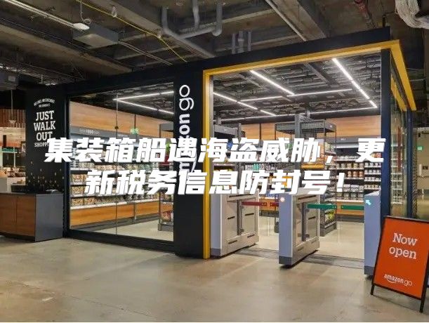 集装箱船遇海盗威胁，更新税务信息防封号！