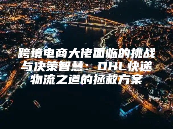 跨境电商大佬面临的挑战与决策智慧：DHL快递物流之道的拯救方案