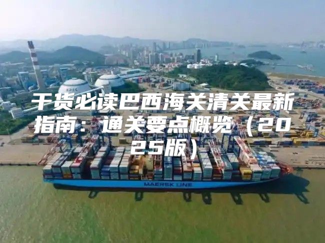 干货必读巴西海关清关最新指南：通关要点概览2025版