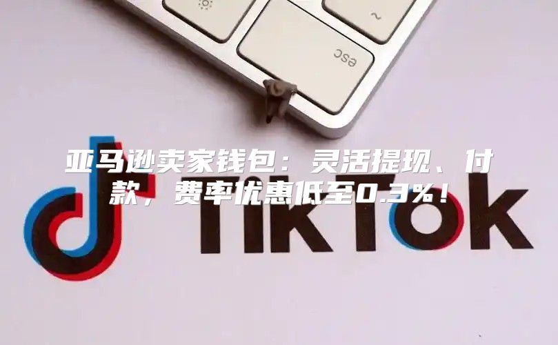 亚马逊卖家钱包：灵活提现、付款，费率优惠低至0.3%！