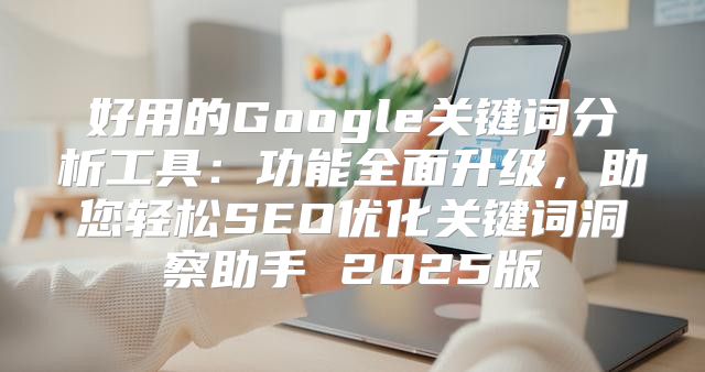 好用的Google关键词分析工具：功能全面升级，助您轻松SEO优化关键词洞察助手 2025版