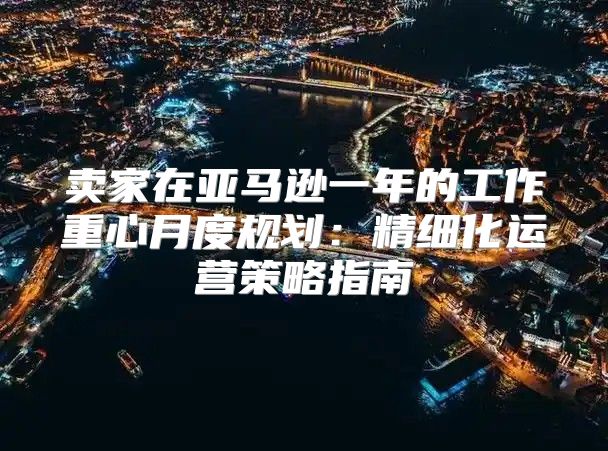 卖家在亚马逊一年的工作重心月度规划：精细化运营策略指南