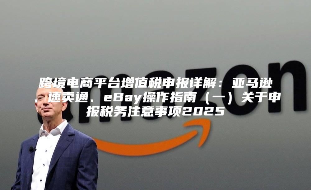 跨境电商平台增值税申报详解：亚马逊、速卖通、eBay操作指南一关于申报税务注意事项2025