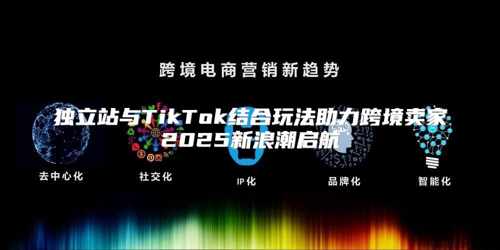 独立站与TikTok结合玩法助力跨境卖家2025新浪潮启航