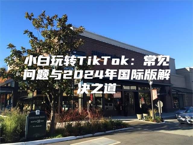小白玩转TikTok：常见问题与2025年国际版解决之道