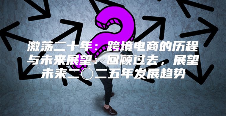激荡二十年：跨境电商的历程与未来展望：回顾过去，展望未来二〇二五年发展趋势