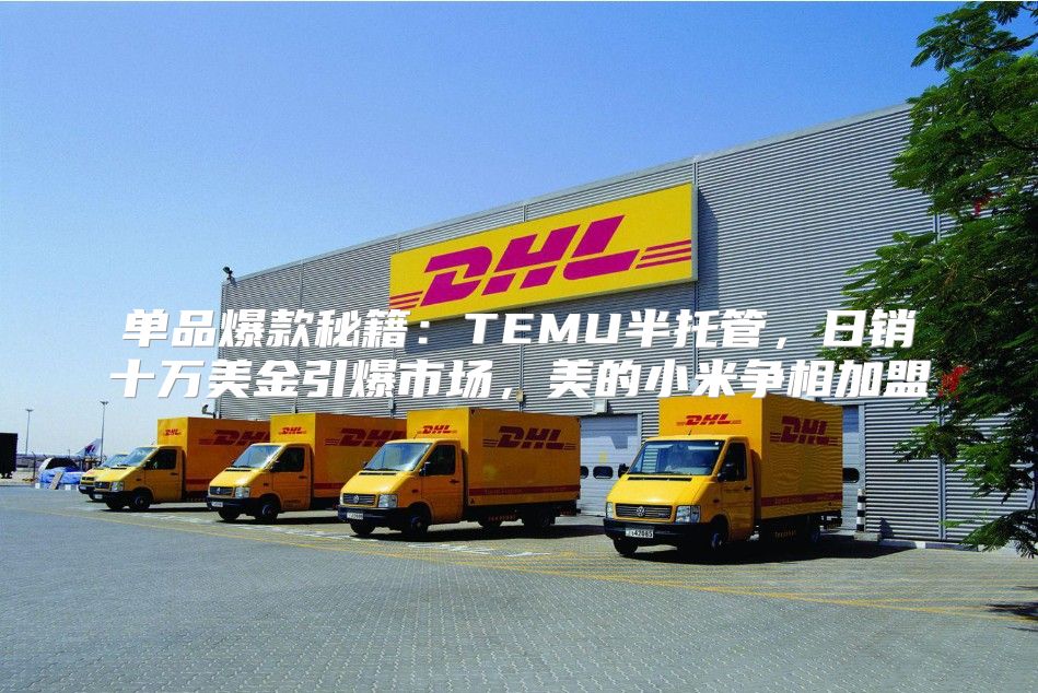 单品爆款秘籍：TEMU半托管，日销十万美金引爆市场，美的小米争相加盟