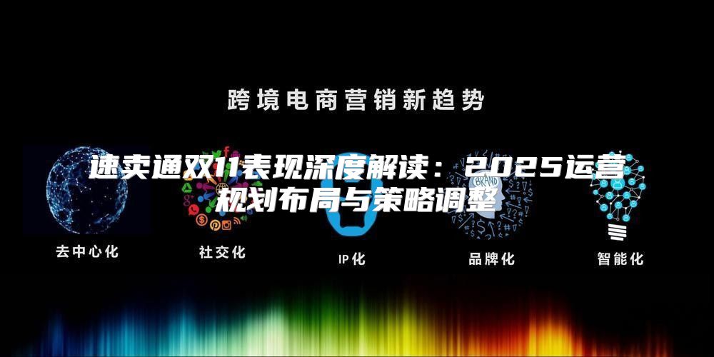 速卖通双11表现深度解读：2025运营规划布局与策略调整