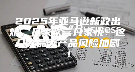 2025年亚马逊新政出炉，几家欢喜几家忧：这几大品类产品风险加剧！