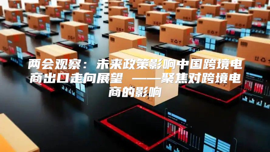 两会观察：未来政策影响中国跨境电商出口走向展望 ——聚焦对跨境电商的影响