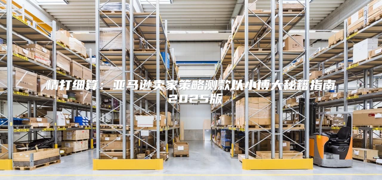 精打细算：亚马逊卖家策略测款以小博大秘籍指南 2025版