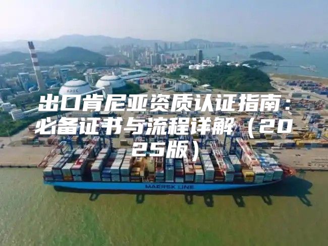 出口肯尼亚资质认证指南：必备证书与流程详解2025版