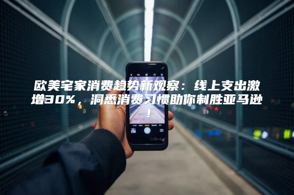 欧美宅家消费趋势新观察：线上支出激增30%，洞悉消费习惯助你制胜亚马逊！
