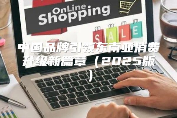 中国品牌引领东南亚消费升级新篇章2025版