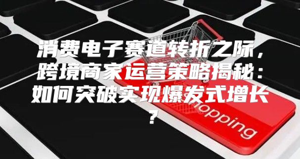 消费电子赛道转折之际，跨境商家运营策略揭秘：如何突破实现爆发式增长？