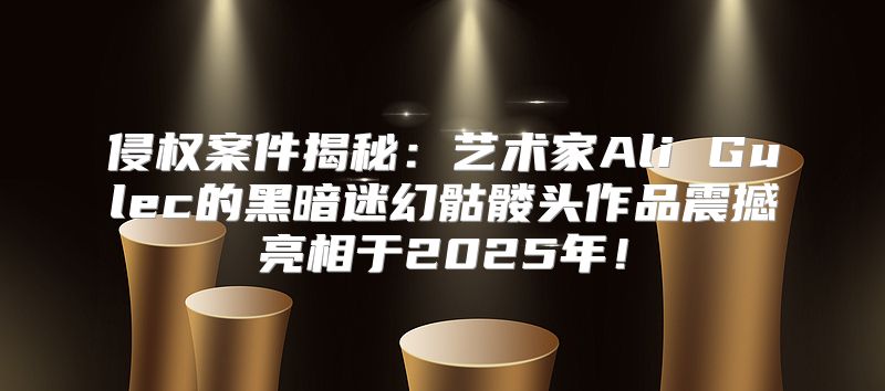侵权案件揭秘：艺术家Ali Gulec的黑暗迷幻骷髅头作品震撼亮相于2025年！