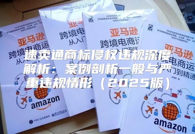 速卖通商标侵权违规深度解析：案例剖析一般与严重违规情形2025版