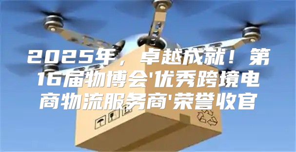 2025年，卓越成就！第16届物博会'优秀跨境电商物流服务商'荣誉收官
