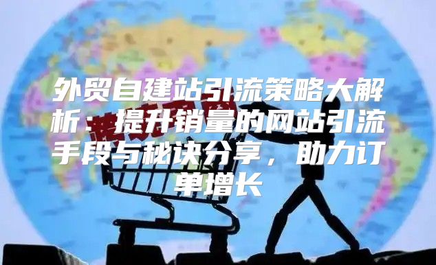 外贸自建站引流策略大解析：提升销量的网站引流手段与秘诀分享，助力订单增长