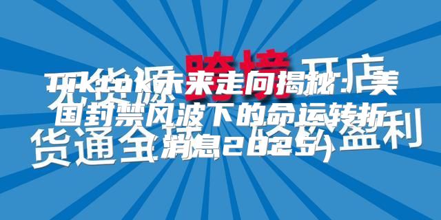 Tiktok未来走向揭秘：美国封禁风波下的命运转折消息2025