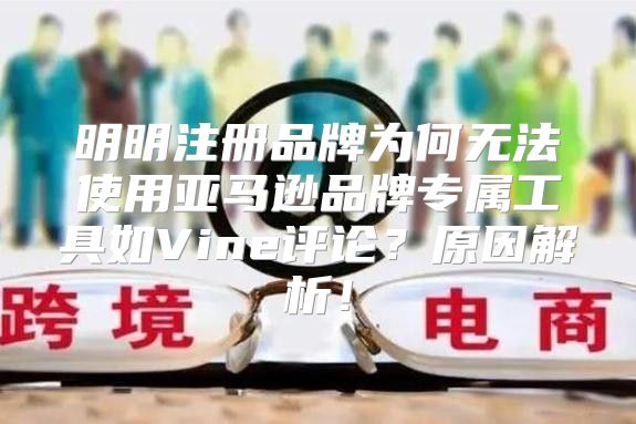 明明注册品牌为何无法使用亚马逊品牌专属工具如Vine评论？原因解析！
