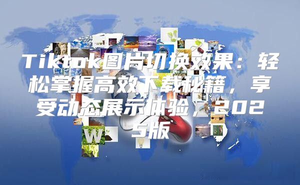 Tiktok图片切换效果：轻松掌握高效下载秘籍，享受动态展示体验，2025版