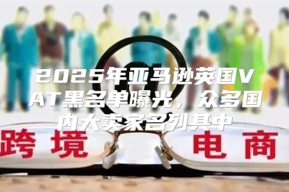 2025年亚马逊英国VAT黑名单曝光，众多国内大卖家名列其中