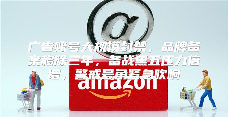 广告账号大规模封禁，品牌备案移除三年，备战黑五压力倍增，警戒号角紧急吹响