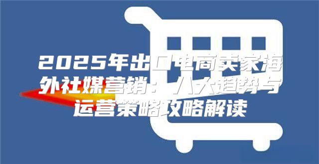 2025年出口电商卖家海外社媒营销：八大趋势与运营策略攻略解读
