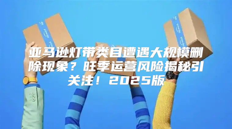 亚马逊灯带类目遭遇大规模删除现象？旺季运营风险揭秘引关注！2025版
