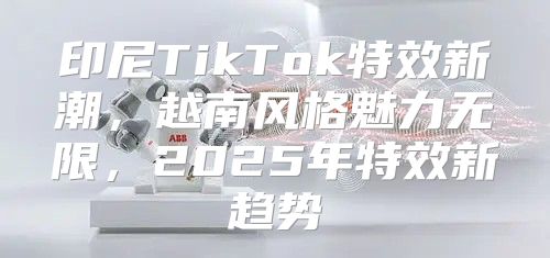 印尼TikTok特效新潮，越南风格魅力无限，2025年特效新趋势